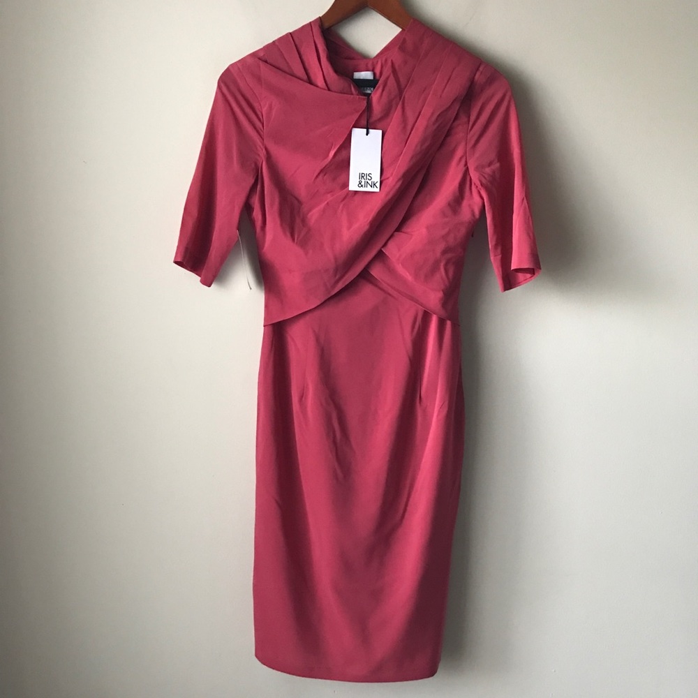 Iris & Ink silk dress